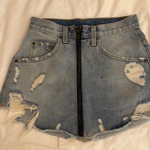Carmar jean skirt